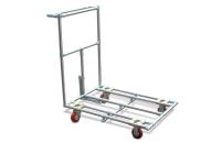 Trole industrial de Tote Cart Multilayer Hand Push do perfil de alumínio