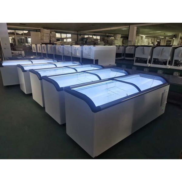 1.5M Horizontal Freezer Supermarket Ice Cream Refrigerator
