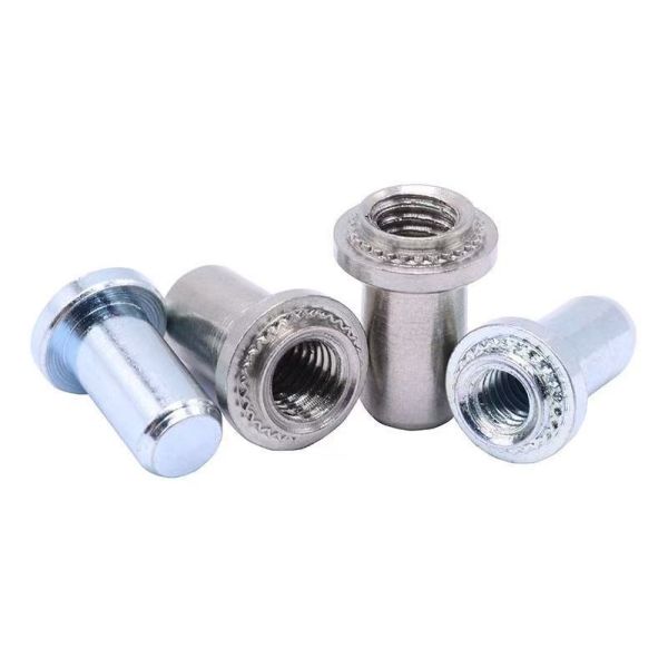 High Volume Press Fit Nuts Multi Station Cold Heading For >95% Material Yield
