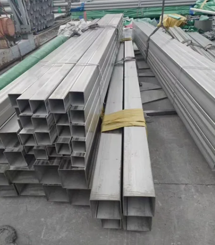 304 Stainless Steel Square Tube 600 Grit Polished with 10x10mm-200x200mm Size Range and 0.8mm-8mm Wall Thickness