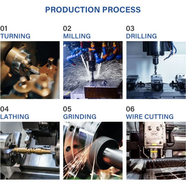 Custom Metal Casting M CNC Brass Turned Parts Manufacturing Brass Coupling Machine Part