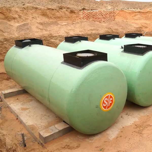 Горизонтальный бак для хранения DN65 5000l топлива 50cbm