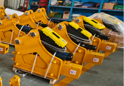 30-40 ton Manganese Plate Excavator Hammer Attachment Vibratory For Doosan Xcmg