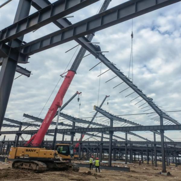 Environmental Protection Galvanized Metal Material Steel Structure Workshop