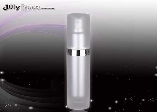 Custom Silver Cover  Lotion Airless Spray Bottle With Pump Head