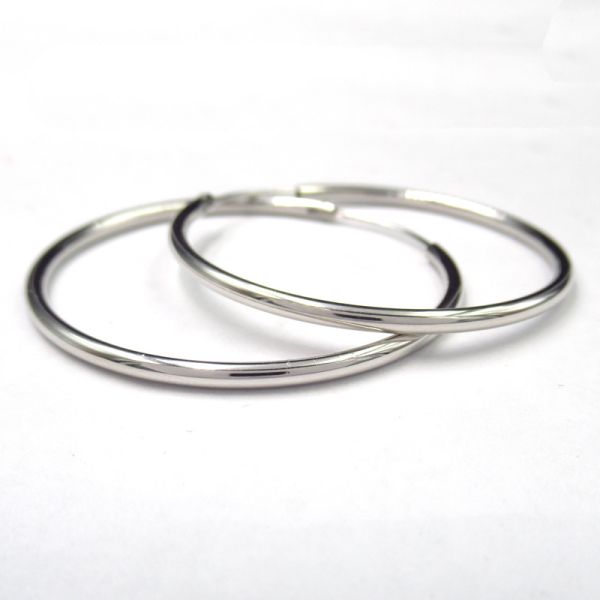 Fashion Design Sterling Silver 925  Hoop Earring