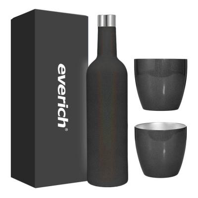 500ml encaixotou o vidro de vinho ajusta a sublimação isolada de aço inoxidável