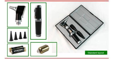 Otoscope video de Digitas do Otoscope da fibra óptica vidro resistente do grande risco