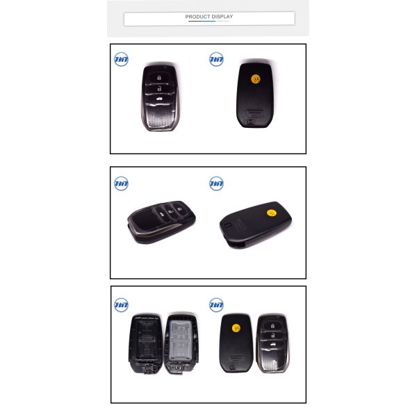14FDC-01Original 3 Buttons Blank Auto Remote Car Key Case Fit For Highlander