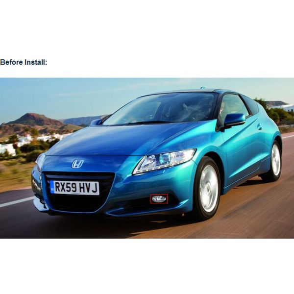 Honda CR-Z led car light upgrade front fog lights DRL driving daylight