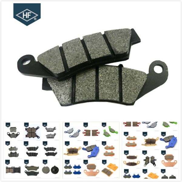 Less Metallic Oem Brake Pads , Black Motorcycle Racing Brake Pads CRM 250 Non Asbestos