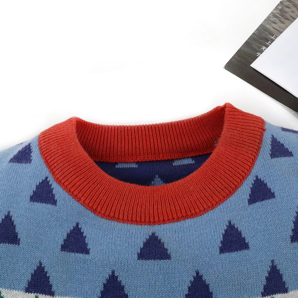 Children's Jacquard Pattern Kid Knitted baby pullover sweater