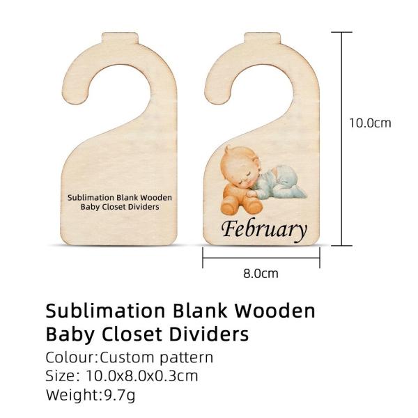 Dispositifs de séparation de placards en bois pour bébés pour l'impression par transfert thermique par sublimation