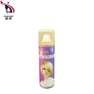 Multiscene 150ml Gold Sparkle Hair Spray Washable Fresh Smell
