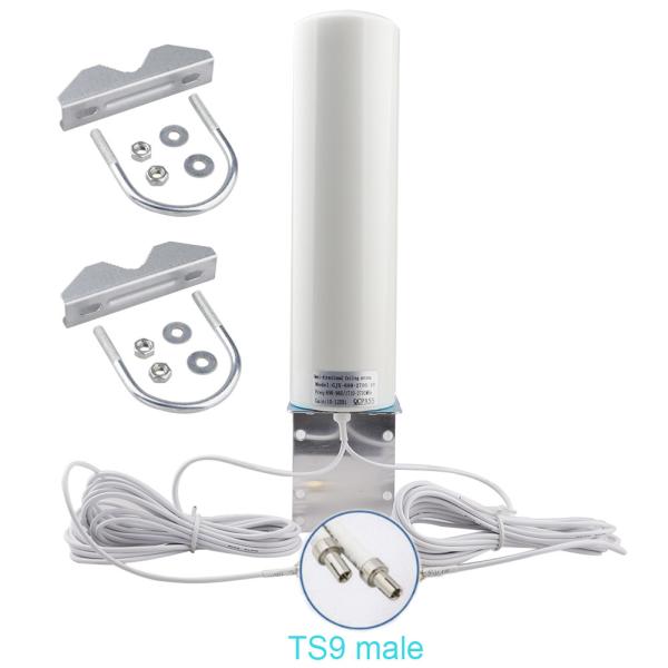 Flat 4G 5G Signal Booster Double Interface SMA/TS9 / CRC9 Router/Card Antenna