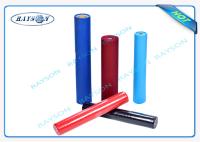 Mantel no tejido azul/rojo del polipropileno, anchura de encargo del corredor los 50cm de la tabla