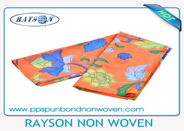 nappe non tissée imprimée élégante jetable de 1.5m x de 1.5m pp pour le restaurant