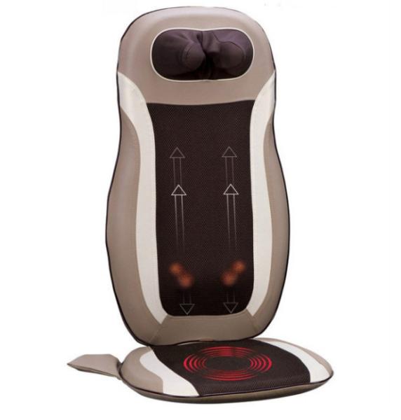 Remote Control Deep Tissue Back Massage Cushion , Lumbar Massage Chair Cushion