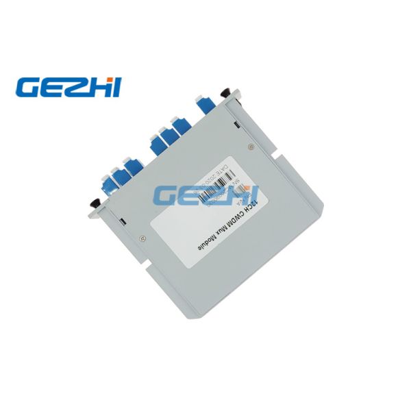 12CH MUX Fiber CWDM Module Low PDL LC UPC Connector Plastic Cassette