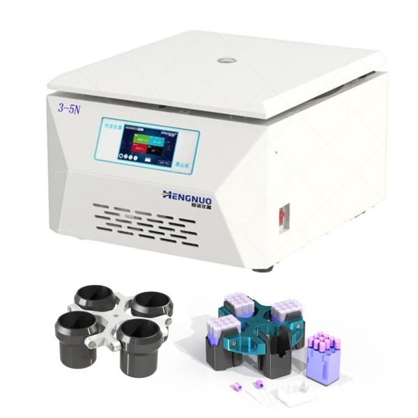 5000rpm Fat Grafting Centrifuge 4390xg RCF Desktop Centrifuge 4x50ml Syringe 304 Stainless Chamber