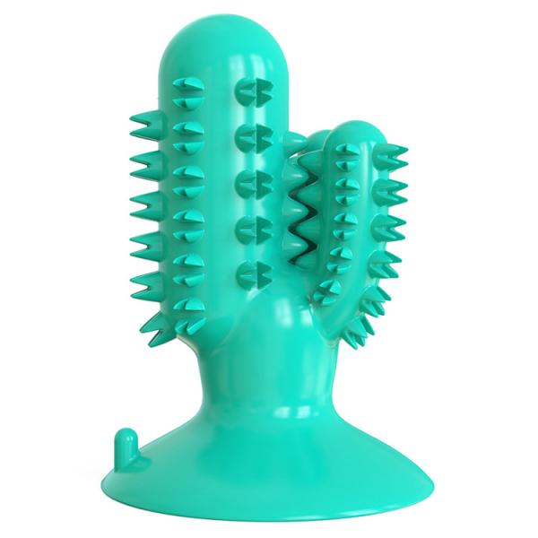 Cactus Shape Tooth Cleaning Cute Pet Toys Dog Bite Toy With Customized Service