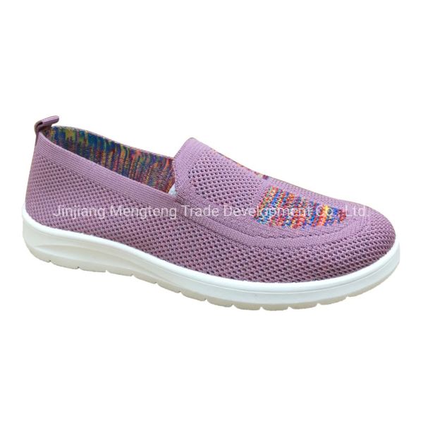 New Style Women′s Injection Shoes Fashion Shoes Flyknit Shoes Suede Leather Sneaker Sport Shoes Walking Jogging Running Shoes Casual Shoes