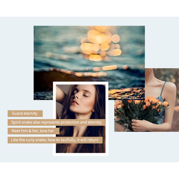 Кольца с бриллиантом 3.5g 18K золота гадюки 18K Serpenti подняли обручальное кольцо золота