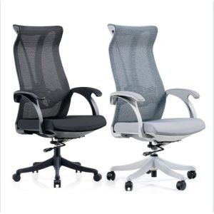Luxury Executive Full Mesh Silla giratoria de oficina con reposacabezas para el hogar Silla de PC de oficina