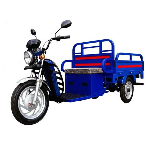 10-15° Grade Ability Electric Cargo Tricycle with 450-10 Vaccum Tyre and Front Axle Composite Damping