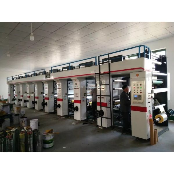Cor automática de alta velocidade da máquina de impressão da rotogravura de BOPP multi