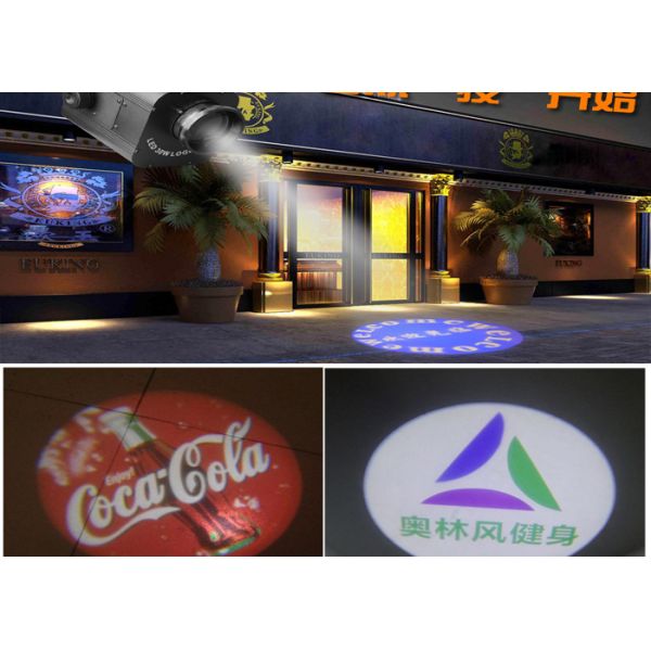 High Power 30W / 50W Advertising LED Door Welcome Logo Lights For KTV / Bars