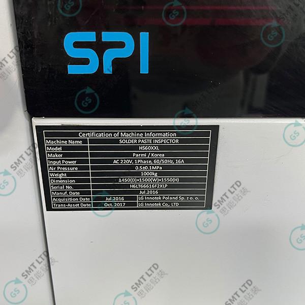 Parmi HS60XXL Inspector de pasta de soldadura 3D Máquina SPI láser