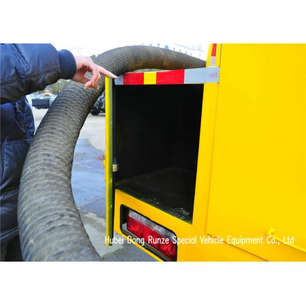 DFAC 3500L-5000L Fecal Sewage Suction Tanker Truck With Hydro Jet Plumbing