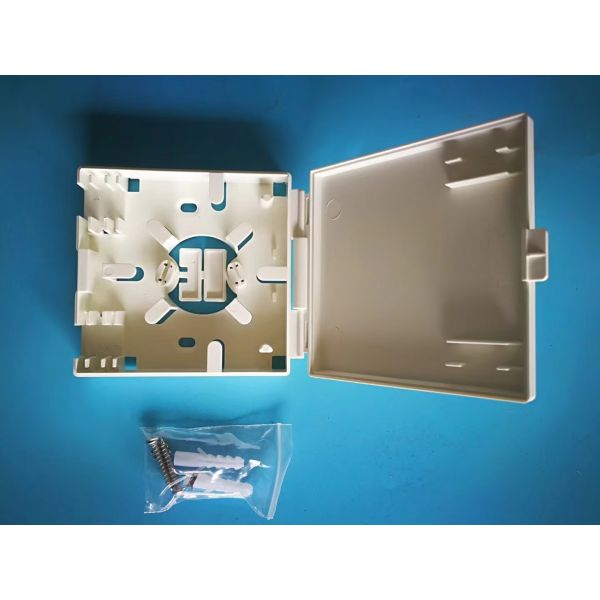 ANSHI 2 Ports SC LC Adapter Hinge Type Fiber Optic Face Plate