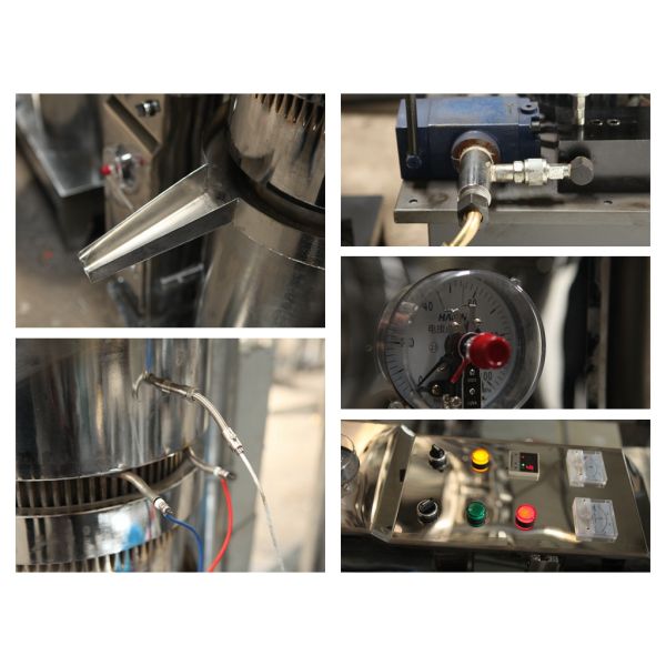 900/1000/1400mm Cold Pressed Argan Oil Press Machine Cocoa Butter Hydraulic Oil Press at Max pressure for working Mpa 55