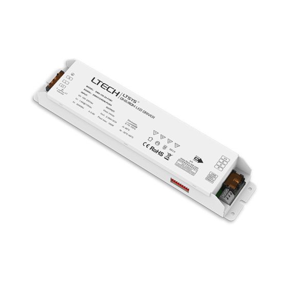 150W 24V Dimmable LED Driver DMX512 / RDM 3 In 1 Power With Full Protective Case