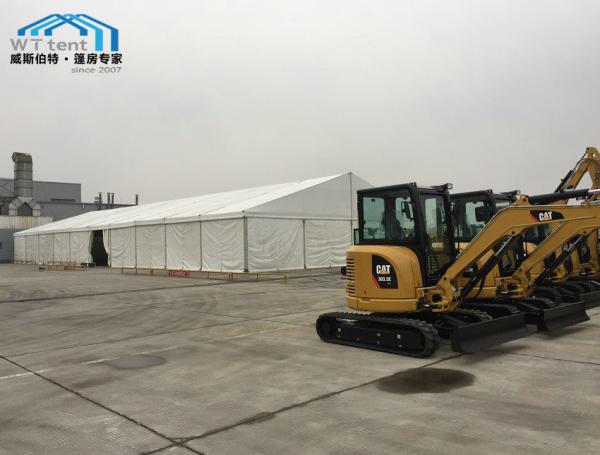 Outdoor Temporary Warehouse Marquee / Industrial Storage Tents Soft PVC Wall