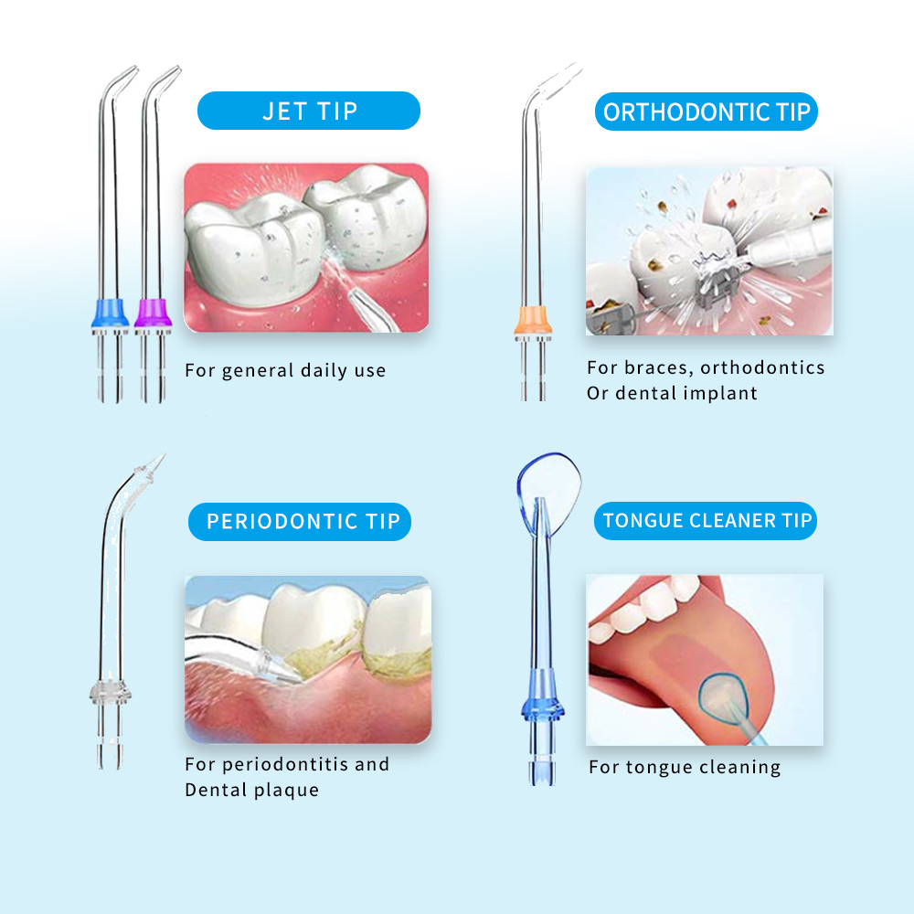 Воды Irrigator 5 режимов забота Flosser устной портативная зубоврачебная с 5 соплами