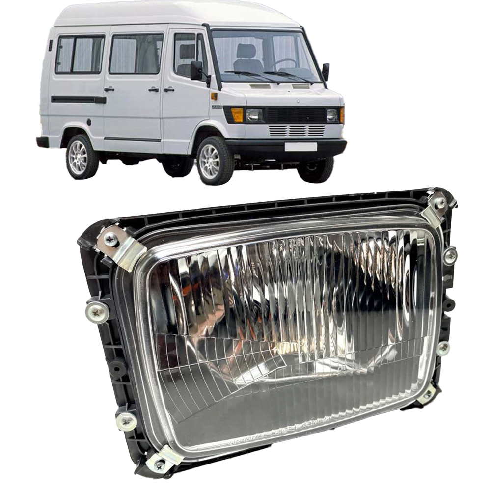 Aftermarket Halogen Headlight Compatible with OE A0018200861 for 1977-1990 Mercedes T1 W601 207D