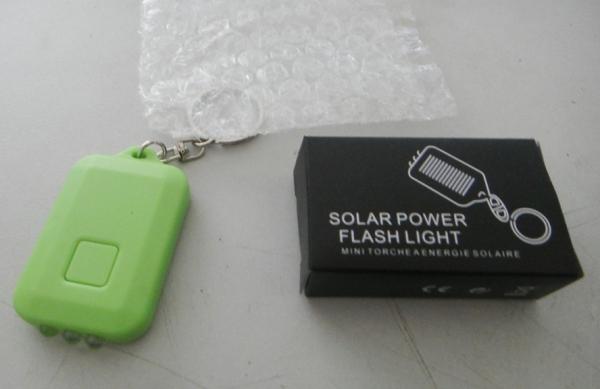 Led Solar Keychain Custom Logo Colorful Personalized Solar Keychains Promotional