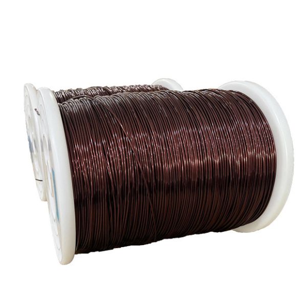 Copper Round Enameled Winding Wire Overcoat Polyamide Imide HAI Single