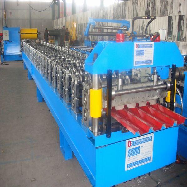 380V 50Hz High Speed Metal Roof Panel Roll Forming Machine With Hydraulic Control System