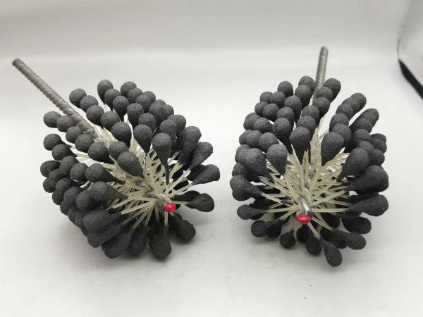 90*80*200mm 60 Grit Flex Hone Brush To Removing Burr