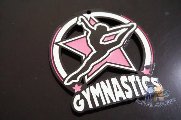 Zinc Allloy Sports Marathon School Running Meta Gymnastics Glow In The Dark Custom
