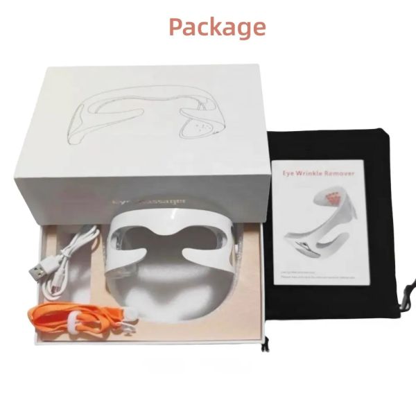 Facial Skin Care Machine Led Red Light Therapy Mask Eye Massager for Wireless Smart Device
