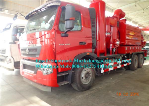 funcional de alta pressão do caminhão da sução do caminhão/água de esgoto do objetivo especial 6000L multi combinado