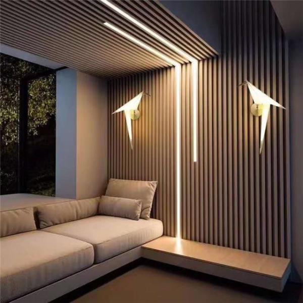 popular wpc wall panel for indoor decorative wood plastic composite wall panel acoustic panel pvc wall ceiling panel