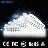 diodo emissor de luz das lâmpadas 120 da paisagem da luz de tira do diodo emissor de luz de 12V 24V 3528 Smd Dimmable/PWB de M 8mm largura