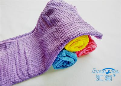 pano para a limpeza de janela, pano de Microfiber do agregado familiar da manta 4P de limpeza roxo