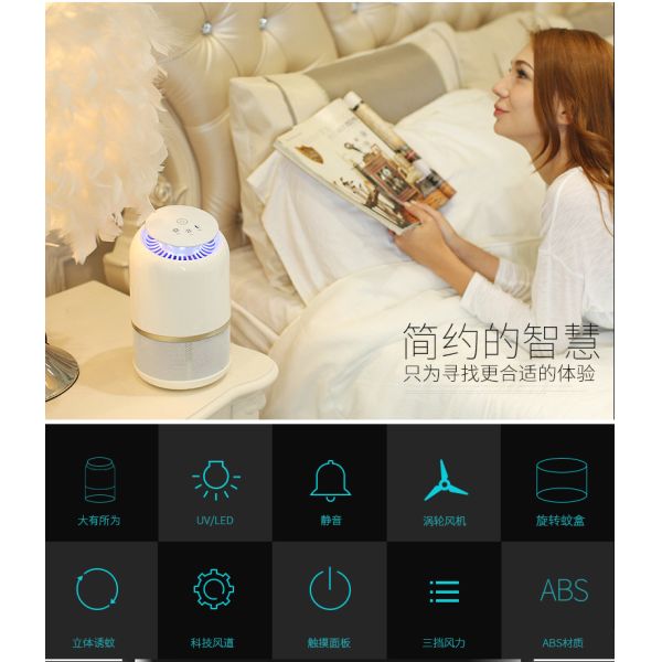 2020 New UV Electric LED Home Insect Trap Mosquito Killer Lamp with USB